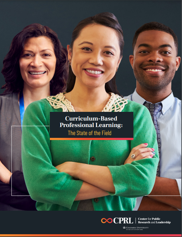 Cover image from Curriculum-Based Professional Learning: The State of the Field