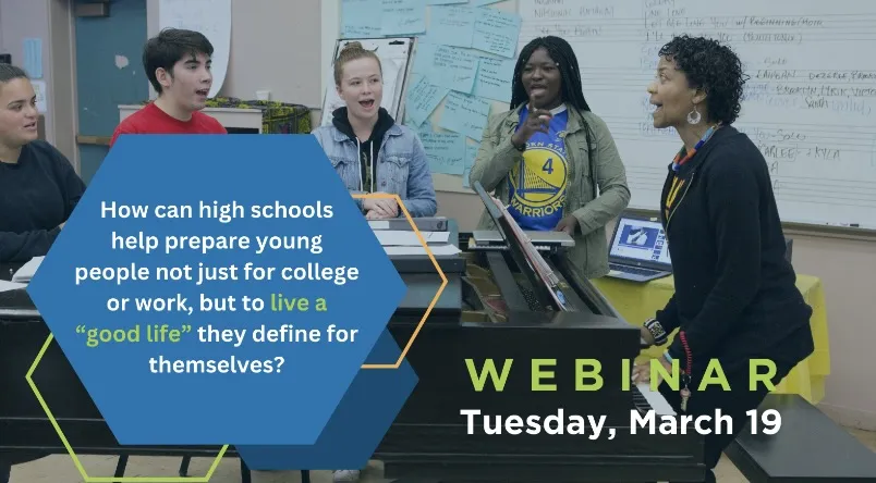 Webinar image of students in class with teacher