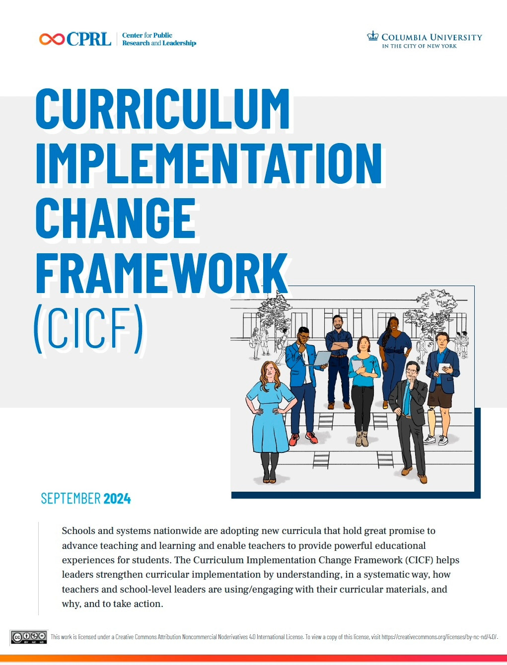CICF Cover Page