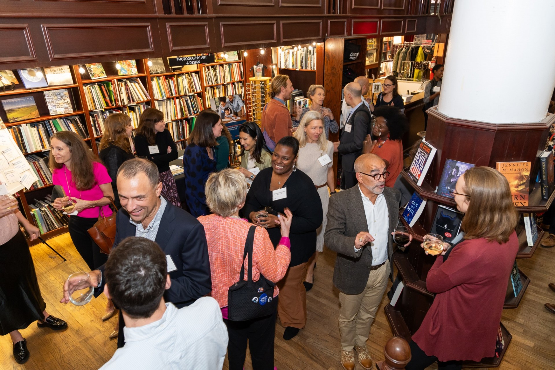 Crowd at CPRL's event at Housing Works Bookstore. 