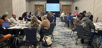 Leaders at Learning Forward conference working with CICF in CPRL workshop. 