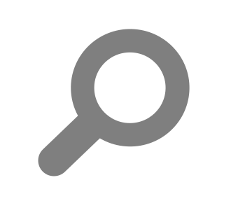 Magnifying glass in grey