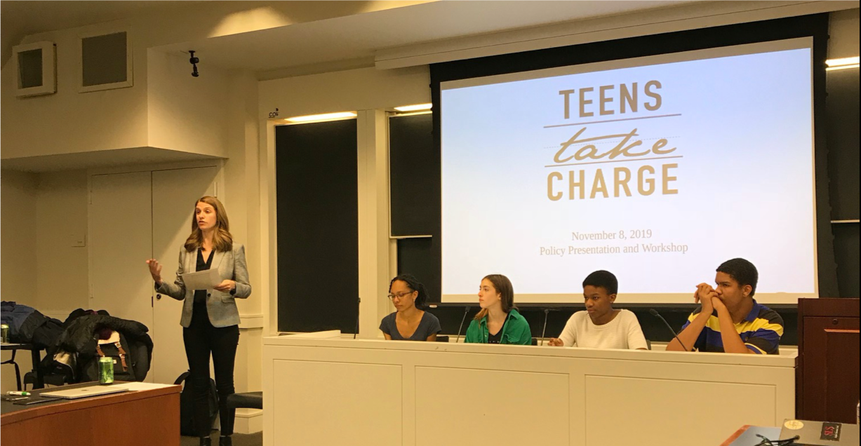 CPRL event with a panelist of high schoolers