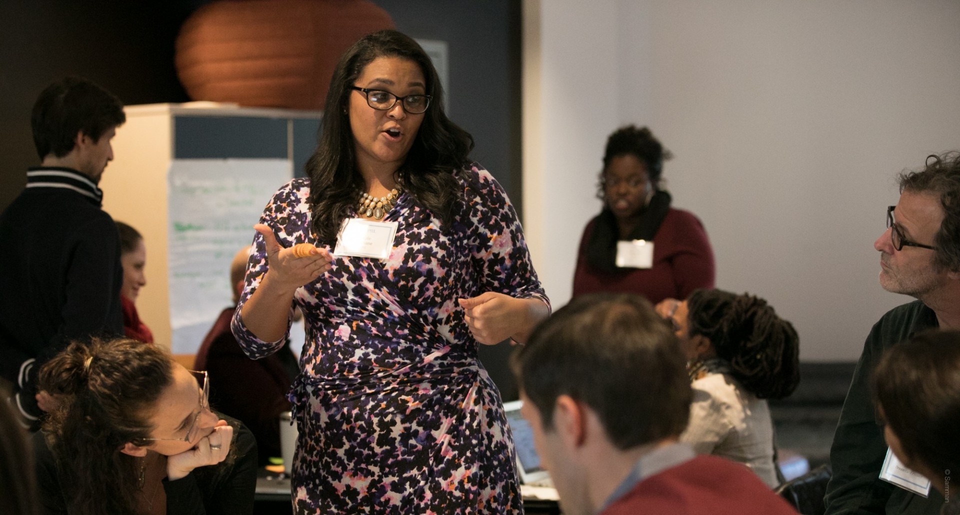 Staff presenting at workshop